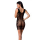 Відверта сукня-сітка Passion BS073 black-1