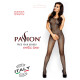 Бодістокінг Passion BS010 black, комбінезон, дрібна сіточка-3