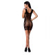 Відверта сукня-сітка Passion BS073 black-3