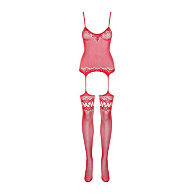 Obsessive Bodystocking F214 red S/M/L