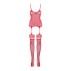 Obsessive Bodystocking F214 red S/M/L-4