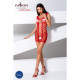 Відверта сукня-сітка Passion BS073 red-1