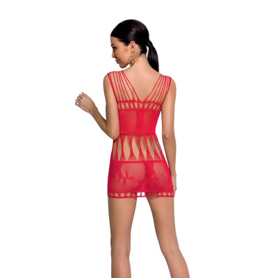 Бодістокінг — мінісукня з метеликами Passion BS090 red