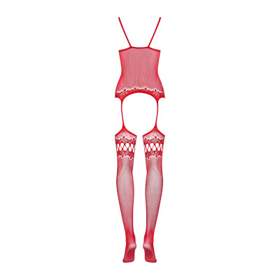 Obsessive Bodystocking F214 red S/M/L