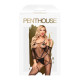 Бодістокінг з контрастним візерунком Penthouse - Under Arrest Black XL-2