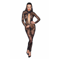 Бодістокінг Noir Handmade F237 Long tulle overall - XL
