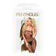 Бодістокінг з панчохами та геометричним малюнком Penthouse - Firecracker Black S/L-2
