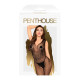 Бодістокінг з візерунком у вигляді крил та метелика Penthouse - Wild catch black XL-2