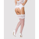Obsessive 810-STO-2 stockings white S/M-1