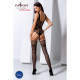Ажурний бодістокінг з імітацією панчіх Passion BS074 black-3