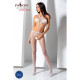 Відкритий бодістокінг Passion BS080 white-1