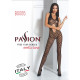 Бодистокинг Passion BS065 black, комбинезон, крупная сетка-6