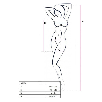 Бодістокінг Passion BS096 red