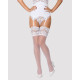 Obsessive 810-STO-2 stockings white L/XL