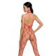 Бодістокінг у дуже велику сітку Passion BS091 red, з доступом-1