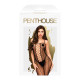Бодістокінг зі шнурівкою та вертикальними швами Penthouse - Drop-dead Tasty Black S/L-2