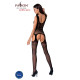 Бодістокінг Passion BS062 black, комбінезон, імітація панчох-3