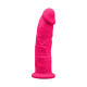 Фалоімітатор з вібрацією SilexD Henry Vibro Pink (MODEL 2 size 7in), двошаровий, діаметр 4,4 см-1