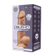 Фалоімітатор з вібрацією SilexD Norman Vibro Flesh (MODEL 1 size 8,5in), двошаровий, діаметр 5 см-1