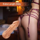 Силіконовий дилдо з вібрацією Hismith Slightly Curved Vibrating Silicone Dildo Monster Series-5