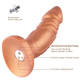 Силіконовий дилдо з вібрацією Hismith Slightly Curved Vibrating Silicone Dildo Monster Series-2