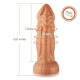 Силіконовий дилдо з вібрацією Hismith Slightly Curved Vibrating Silicone Dildo Monster Series-1