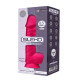 Фалоімітатор з вібрацією SilexD Norman Vibro Pink (MODEL 1 size 8,5in), двошаровий, діаметр 5 см-1