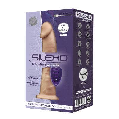 Фалоімітатор з вібрацією SilexD Henry Vibro Flesh (MODEL 2 size 7in) + LRS Фалоімітатор з вібрацією SilexD Henry Vibro Flesh (MODEL 2 size 7in) + LRS