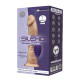 Фалоімітатор з вібрацією SilexD Henry Vibro Flesh (MODEL 2 size 7in) + LRS-2