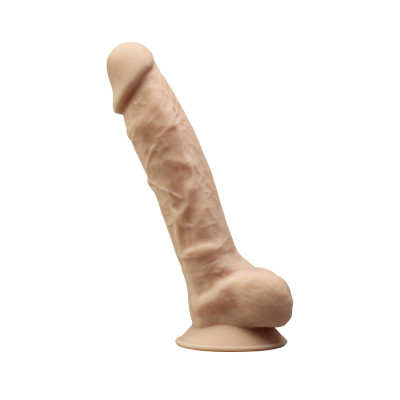Фалоімітатор з вібрацією SilexD Vetus Vibro Flesh (MODEL 1 size 8in) + LRS Фалоімітатор з вібрацією SilexD Vetus Vibro Flesh (MODEL 1 size 8in) + LRS
