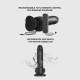 Фалоімітатор з вібрацією і ротацією Strap-On-Me Rotating & Vibrating Realistic Dildo - L - Black-2