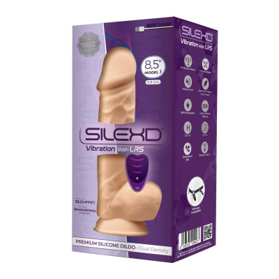 Фалоімітатор з вібрацією SilexD Norman Vibro Flesh (Model 1 size 8,5") + LRS Фалоімітатор з вібрацією SilexD Norman Vibro Flesh (Model 1 size 8,5") + LRS