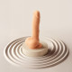 Фалоімітатор з вібрацією і ротацією Strap-On-Me Rotating & Vibrating Realistic Dildo - L - Vanilla-5