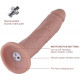 Фалоімітатор 10.2″ з вібрацією для секс-машин Hismith Silicone Dildo with Vibe, знімний конектор Kli-1