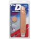 Фалоімітатор Doc Johnson The D: Shakin D 9 Inch Vibro ULTRASKYN, діаметр 3,8 см, плавне регулювання-1