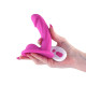 Ділдо з вібрацією NS Novelties Colours - Curve - Vibrating - 5" Dildo - Pink-1