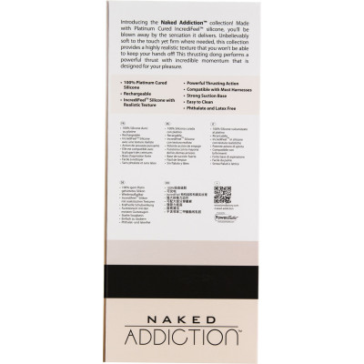 Фалоімітатор з пульсацією Naked ADDICTION Dominic 9″, пульт ДК, діаметр 4,2 см Фалоімітатор з пульсацією Naked ADDICTION Dominic 9″, пульт ДК, діаметр 4,2 см