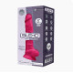 Фалоімітатор з вібрацією SilexD Vetus Vibro Pink (MODEL 1 size 8in), двошаровий, діаметр 4,2см-1