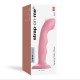 Насадка для страпону з подвійною точковою пульсацією Strap-On-Me TAPPING DILDO WAVE - CORAL PINK-4
