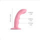Насадка для страпону з подвійною точковою пульсацією Strap-On-Me TAPPING DILDO WAVE - CORAL PINK-1