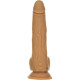 Фалоімітатор з пульсацією Naked ADDICTION Dominic 9″ Caramel, пульт ДК, діаметр 4,2 см-1
