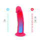 Фалоімітатор з вібрацією SilexD Henry Vibro Pink (MODEL 2 size 7in) + LRS, діаметр 4,4 см-5