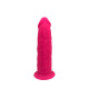 Фалоімітатор з вібрацією SilexD Henry Vibro Pink (MODEL 2 size 7in) + LRS, діаметр 4,4 см-4