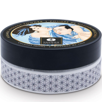 Смачна пудра для оральних пестощів Shunga Body Powder – Coconut Thrills (75 гр) Смачна пудра для оральних пестощів Shunga Body Powder – Coconut Thrills (75 гр)