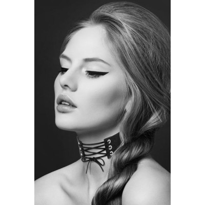 Чокер зі шнурівкою Bijoux Pour Toi - LACET, екошкіра