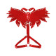Жіноча портупея Art of Sex - Wings червона XS-M, екошкіра-3