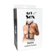 Портупея жіноча Art of Sex - Debbi, натуральна шкіра, розмір XS-2XL, колір чорний-3
