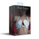 Ліф Серце з натуральної шкіри Feral Feelings - Hearts Bra White-2