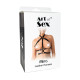 Портупея жіноча Art of Sex - Mirra, натуральна шкіра, розмір XS-2XL, колір чорний-3