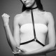 Портупея Bijoux Indiscrets MAZE - I Harness Black, екошкіра, дуже стильна-2